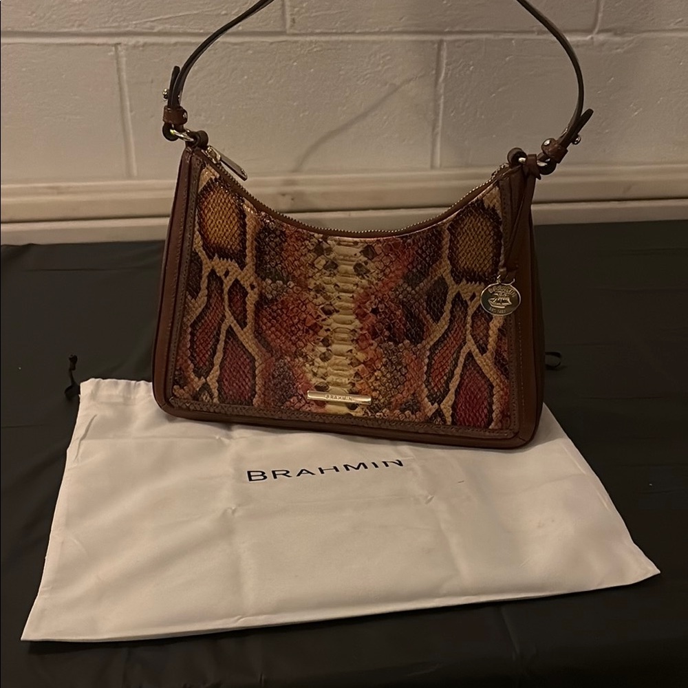 Brahmin Brown and Tan Women's Bag